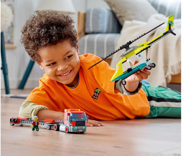 LEGO City 60343 Laweta helikoptera ratunkowego - 1032226 - zdjęcie 3
